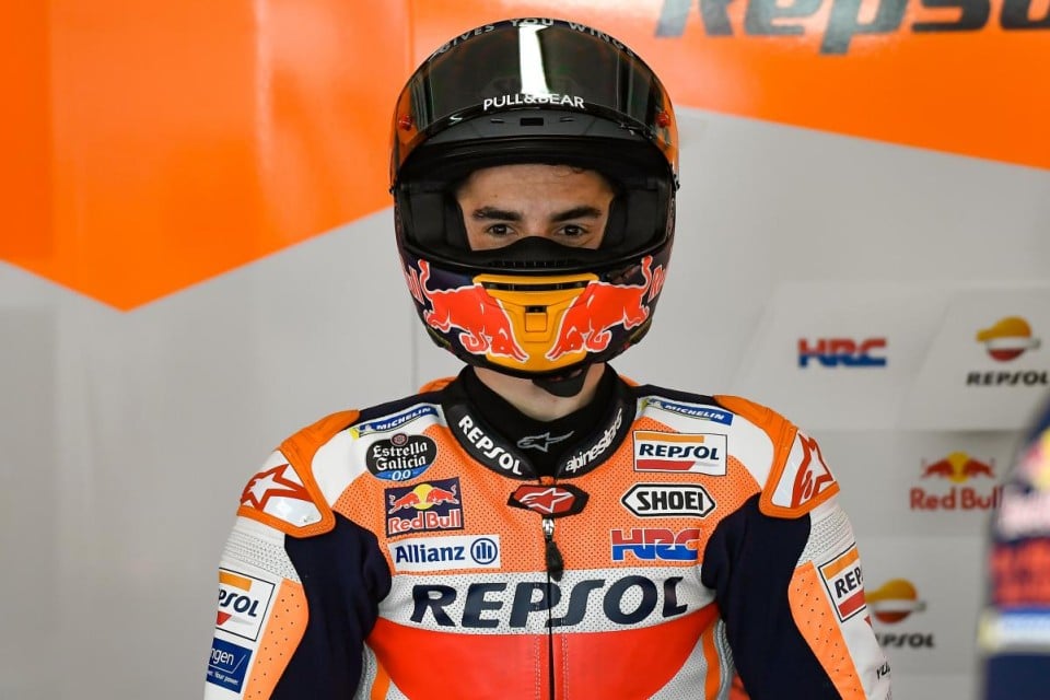MotoGP: Marquez: "La caduta? Ero stanco, sennó l'avrei evitata con il gomito”