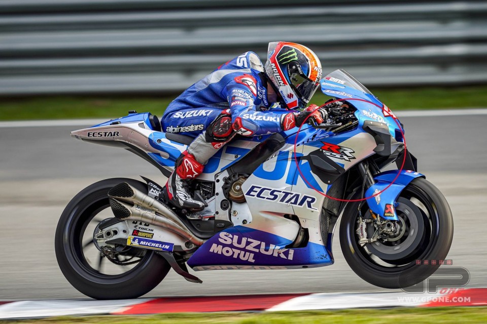 MotoGP: La Suzuki cambia le ali. Rins: "La GSX-RR ora frena molto meglio"