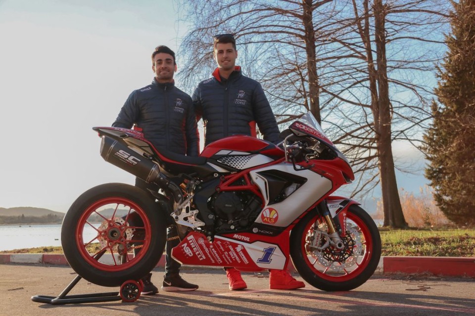 SBK: Una MV Agusta da numero 1: le F3 di Krummenacher, De Rosa e Fuligni