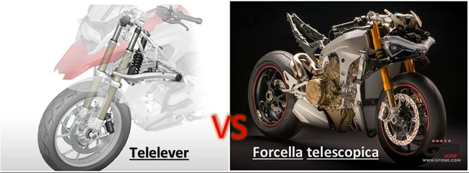 Moto - News: TECNICA – Telelever VS forcella telescopica, su strada ed in pista