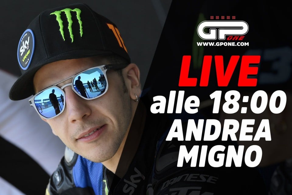 Moto3: LIVE - Andrea Migno ospite in diretta alle 18:00 su GPone