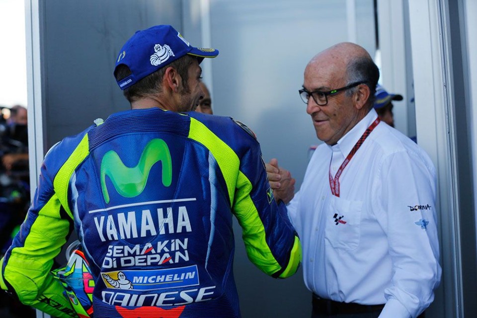 MotoGP: Ezpeleta: &quot;Vorrei che Rossi continuasse e si divertisse&quot;