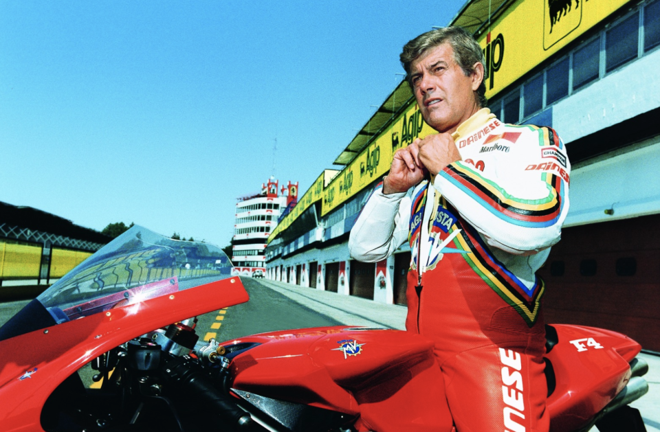 MotoGP: Mino Agostini su Instagram da Bergamo: 