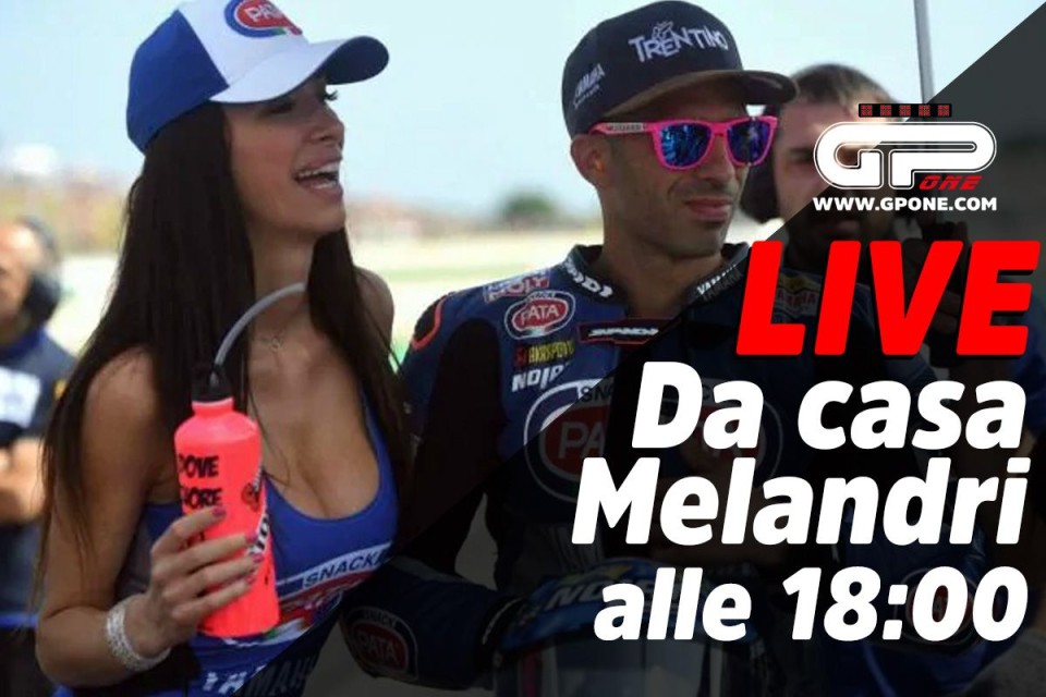 SBK: LIVE - Casa Melandri: at 18:00 on our Social with Marco and Manuela