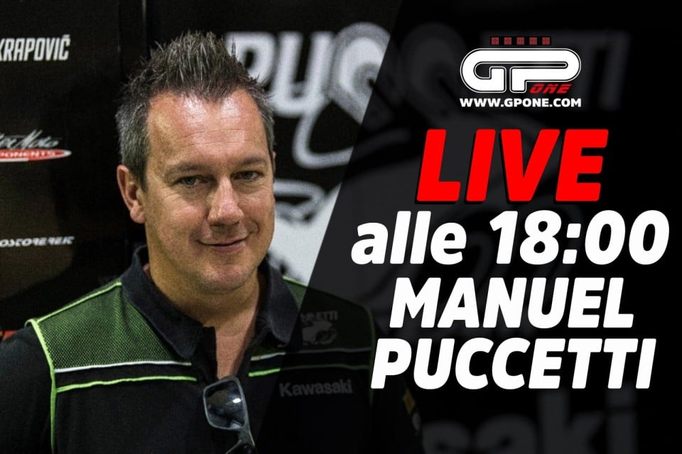 SBK: LIVE – Manuel Puccetti in diretta alle 18:00 sui nostri Social