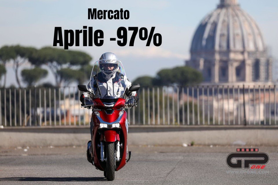 Moto - News: Mercato, immatricolazioni a -97% ad aprile, ora serve ripartire