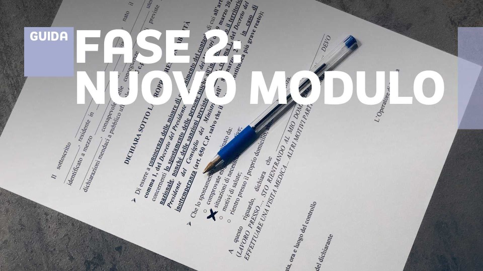 Moto - News: Autocertificazione Fase 2: nuove regole e modulo per gli spostamenti