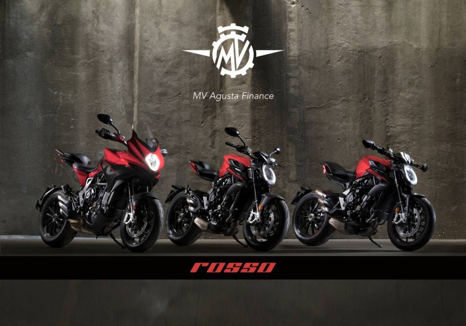 Moto - News: MV Agusta: Brutale, Dragster e Turismo Veloce Gamma Rosso da 99 € al mese 