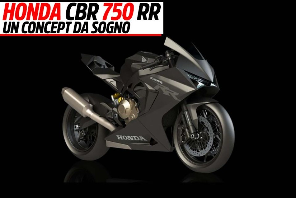 Moto - News: Honda CBR 750 RR Concept: il ritorno delle settemmezzo è vicino?