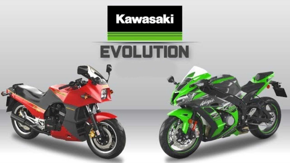 Moto - News: Kawasaki Ninja, l'evoluzione del bombardone verde dal 1984 ad oggi