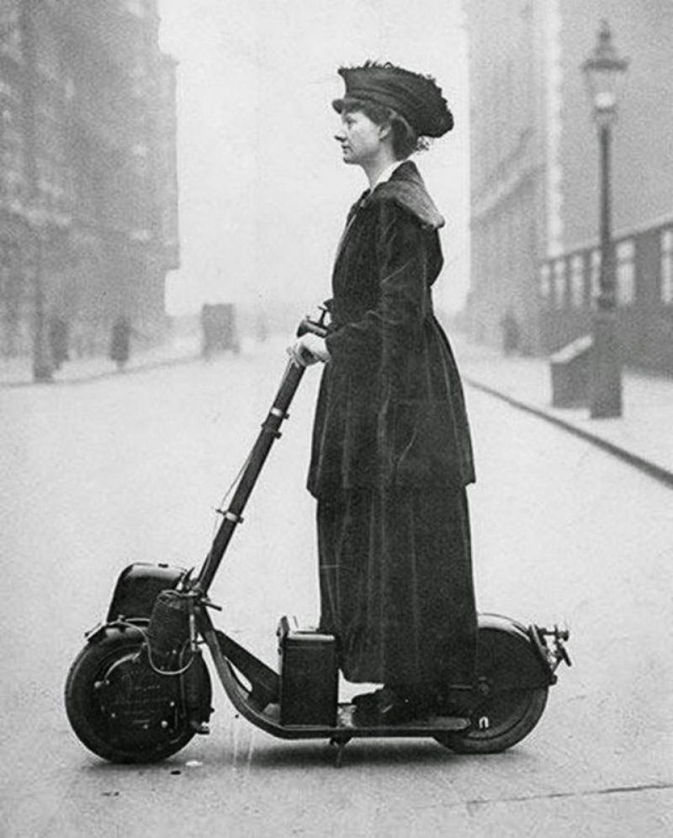 Moto - News: CULTURA - Dal monopattino (1916) allo scooter... e ritorno 