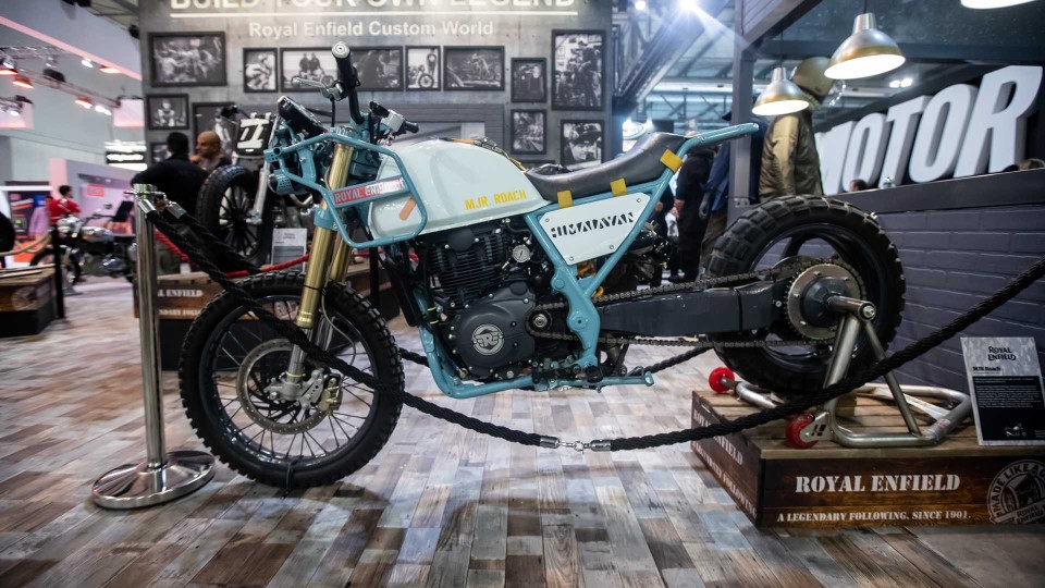 Moto - News: Royal Enfield MJR Roach, la Himalayan turbocompressa