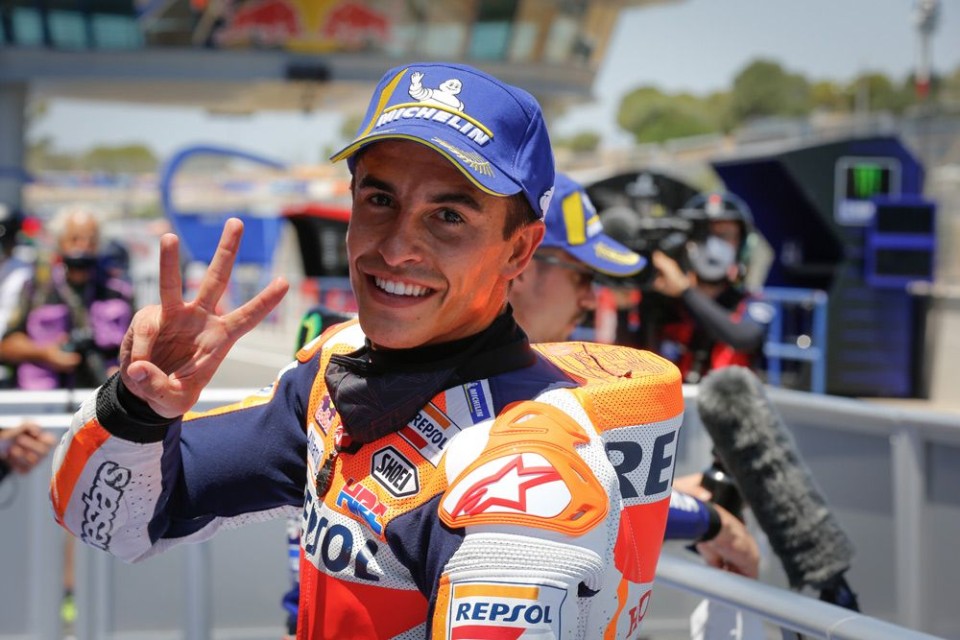 MotoGP: Marquez: "Ho ritrovato sulla Honda le dolci sensazioni del 2019"