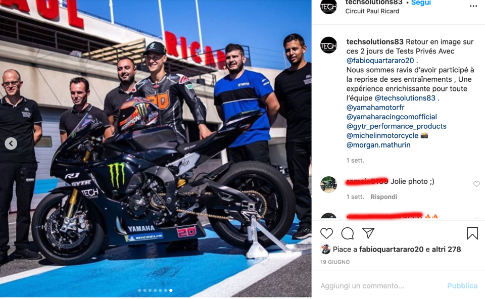 MotoGP: Fabio Quartararo accusato di irregolarità durante test privati!