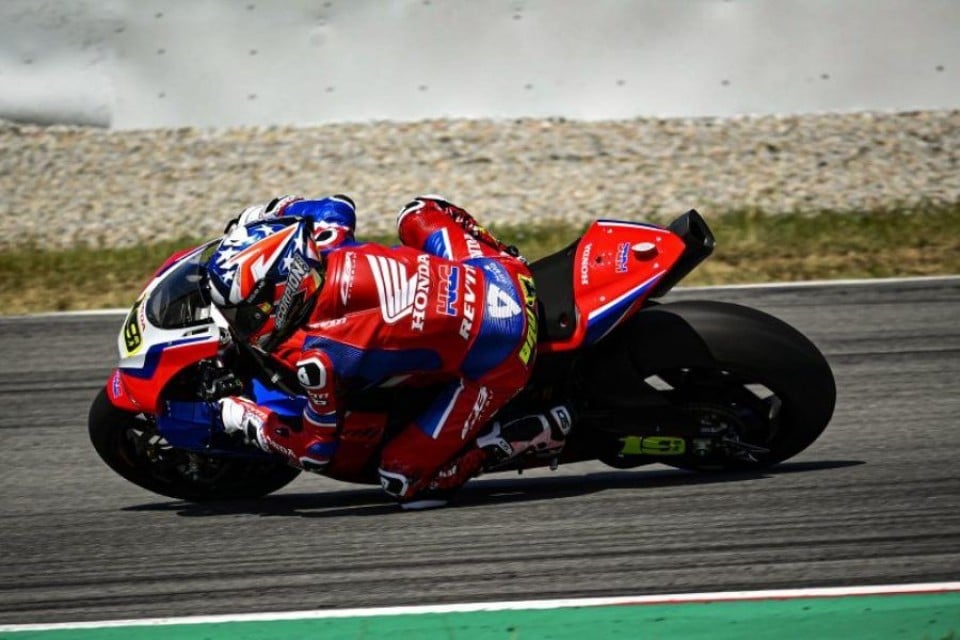 SBK: Honda-Bautista: What's cooking? HRC on track in Aragon...