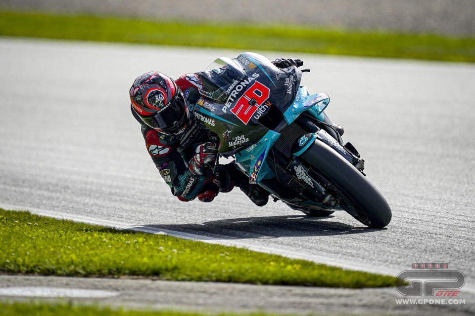 MotoGP: FP2 Misano: Quartararo precede Morbidelli, Rossi in Q2, Dovizioso solo 11°