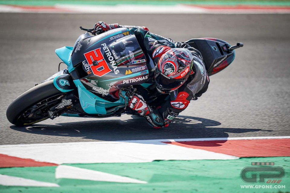 MotoGP: FP1 Misano 2: Quartararo e Morbidelli firmano la doppietta Yamaha. Rossi 17°