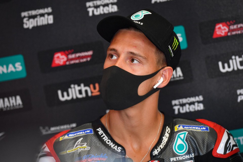 MotoGP: Quartararo: "Ho avuto problemi ai freni, ma sono contento"