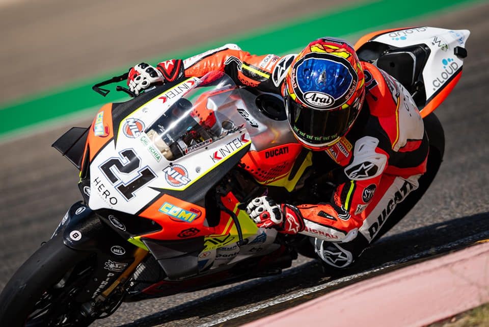 SBK: Aragon: super Rinaldi! 1° nella FP1 per un millesimo davanti a Rea