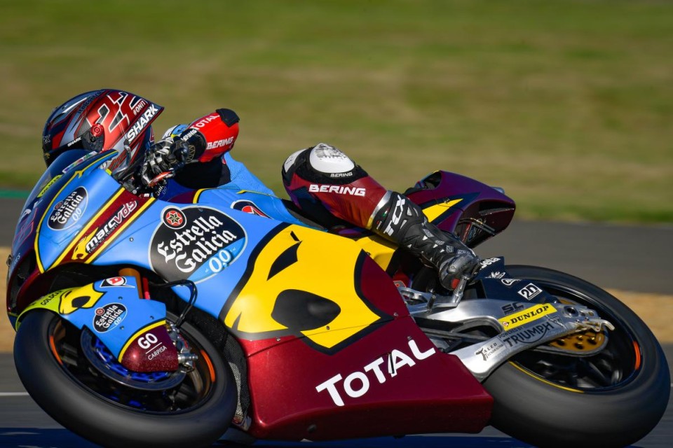 Moto2: Pazza Le Mans: Lowes ritrova la vittoria dopo 4 anni, 17° Marini