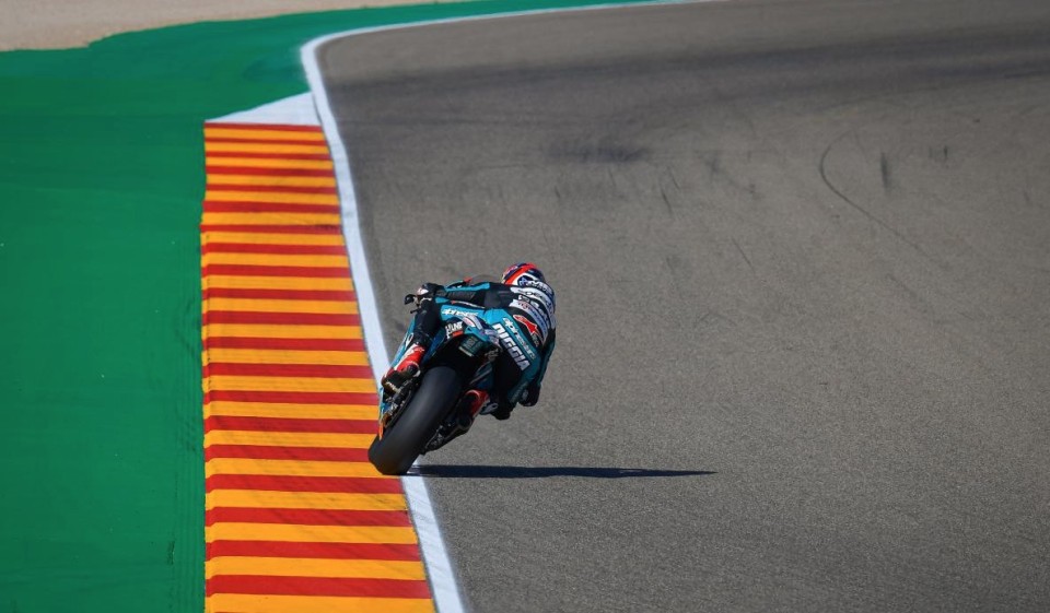 Moto2: FP2: Di Giannantonio al comando davanti a Bezzecchi ad Aragon