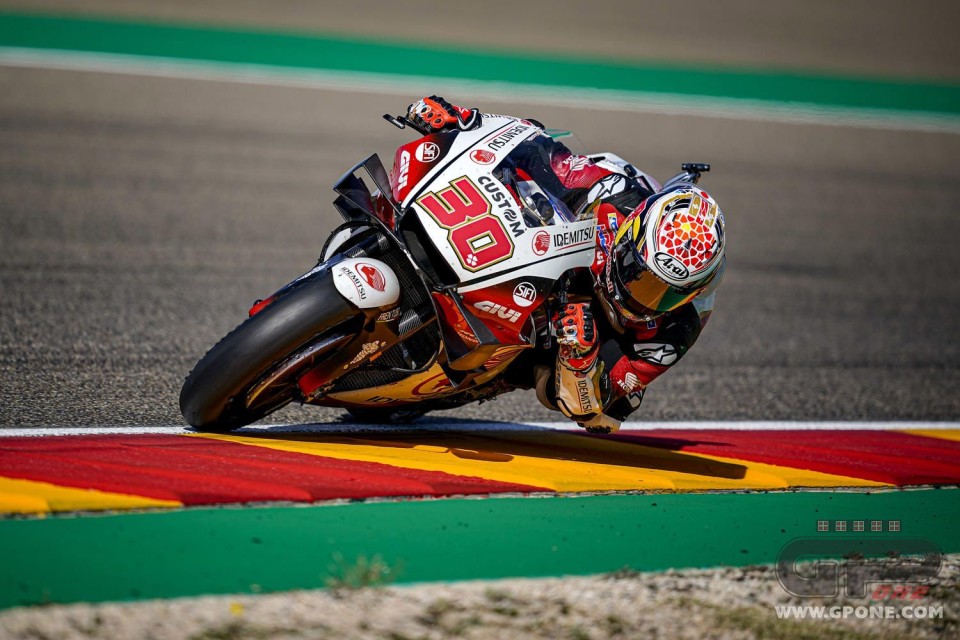 MotoGP: Nakagami 1° nel Warm Up di Aragon davanti a Vinales e Rins. Dovizioso 8°