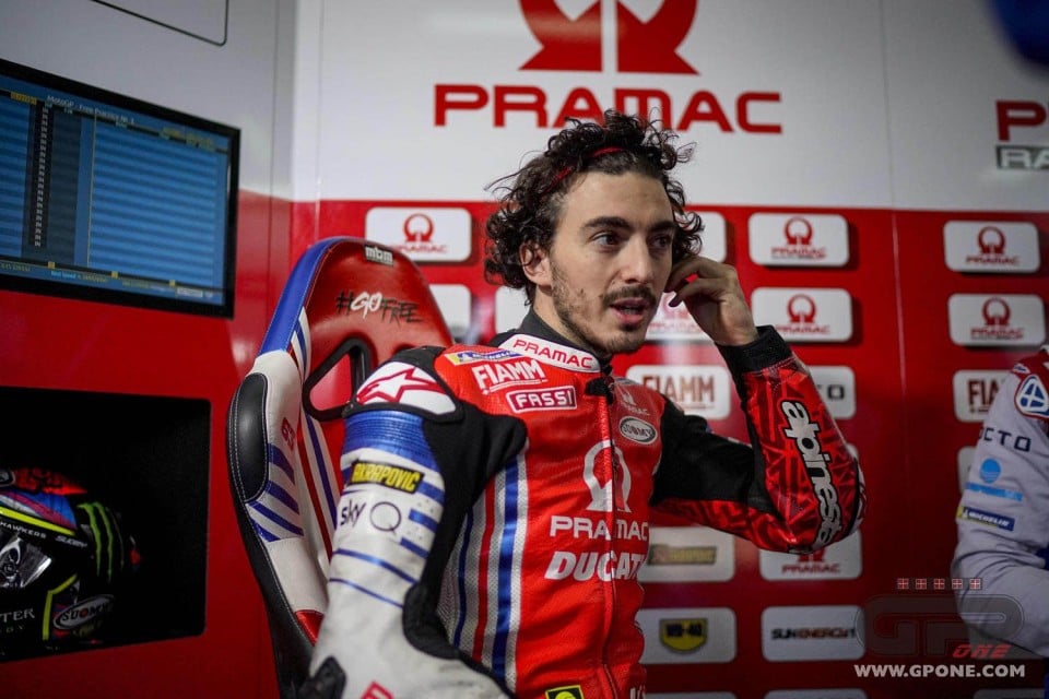 MotoGP: Bagnaia: "Aiutare Dovizioso? Se Ducati me lo chiederà, lo farò"