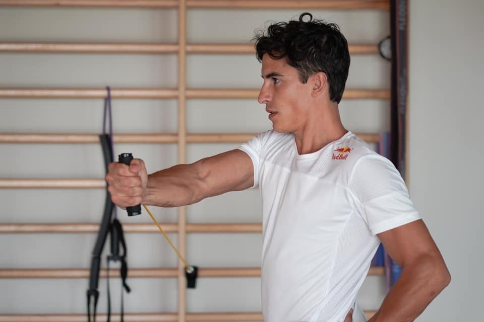 MotoGP: The return of the warrior: Marc Marquez in the gym for his return