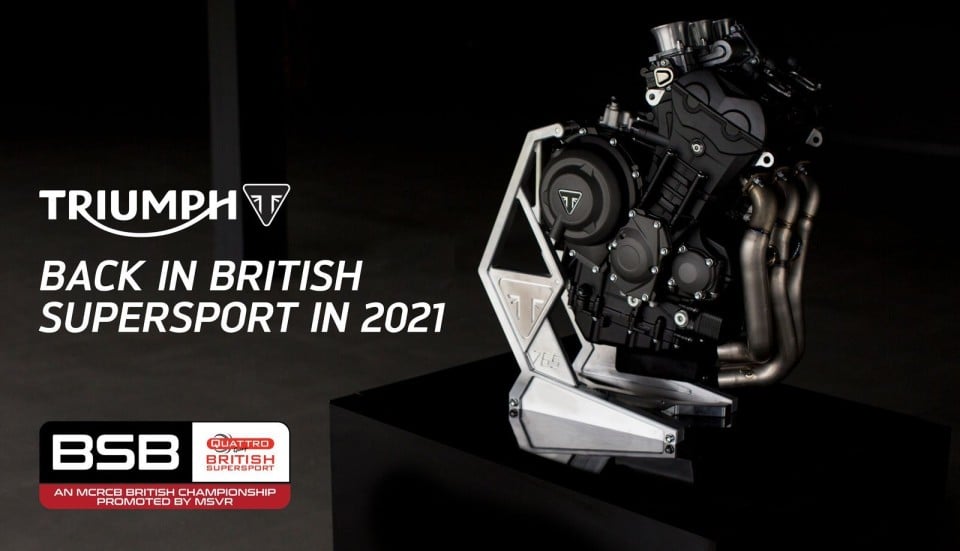SBK: BSB, Triumph returns to British SuperSport S600 with Team PTR in 2021