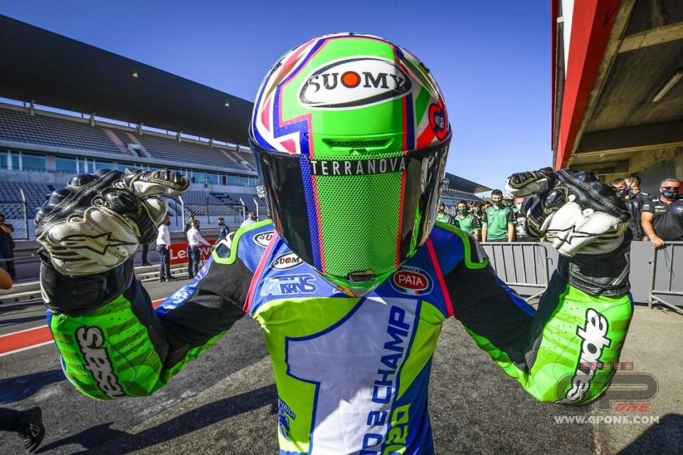 Moto2: Rimini festeggia Enea Bastianini in diretta Facebook