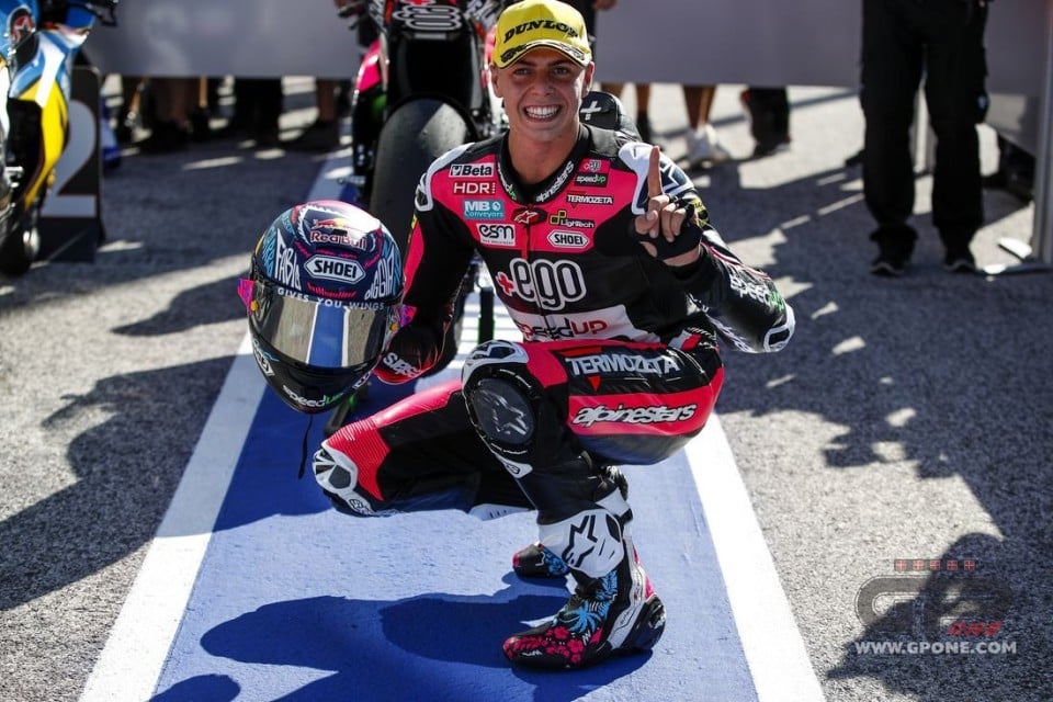 Moto2: Di Giannantonio: "Una pole che ha sorpreso anche me"