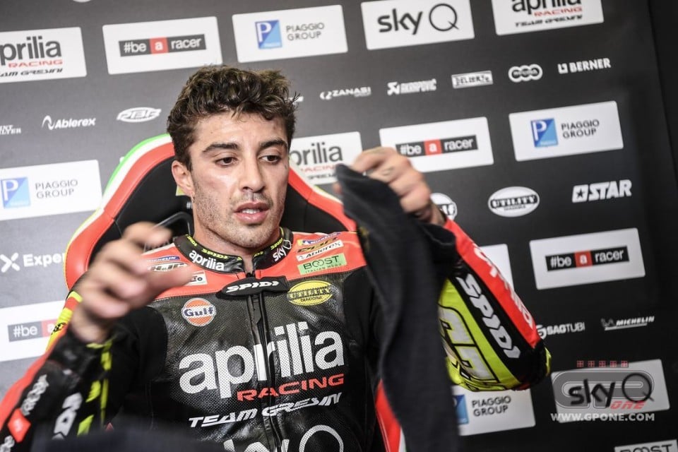 DOPING: The 2020 RS-GP is fast at Sepang: Aprilia regrets Iannone