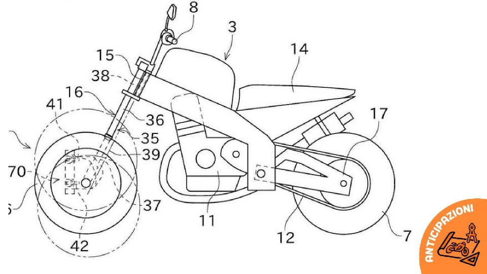 Moto - News: Kawasaki al lavoro su una moto a tre ruote?