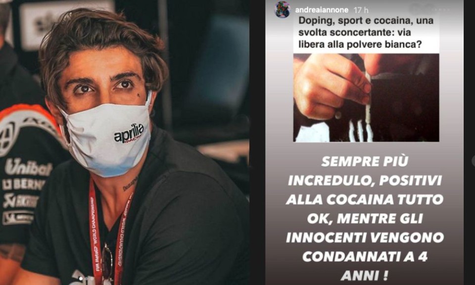 MotoGP: Iannone: “Incredulous! Cocaine is ok and they sentence an innocent person for 4 years.”