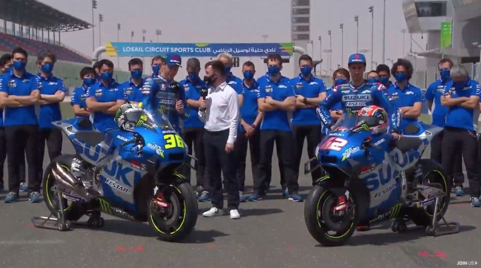 MotoGP: LIVE - Suzuki guadagna il graffio Monster sulla GSX-RR: le prime immagini