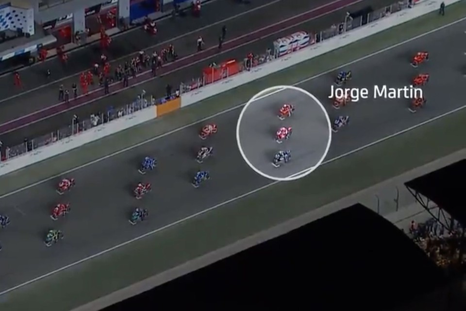 MotoGP: Razzo Ducati in Qatar: il video di Martin: da 14° a 4° al via