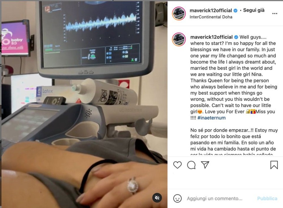 MotoGP: Vinales' wife Raquel is expecting a baby girl