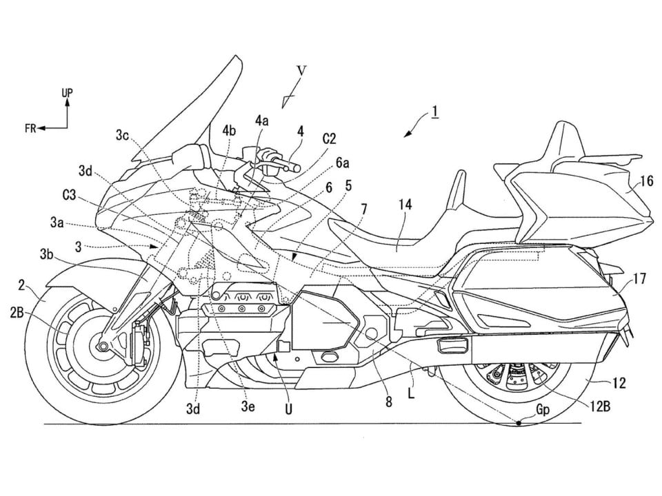 Moto - News: Honda brevetta la moto che controsterza da sola