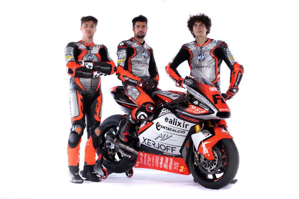 Moto2: A Jerez tridente MV Agusta con Baldassarri, Corsi e Marcon