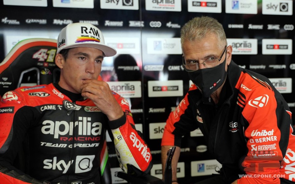 MotoGP: A.Espargarò: "Se l'Aprilia è a questo livello, molto dipende dal mio impegno"