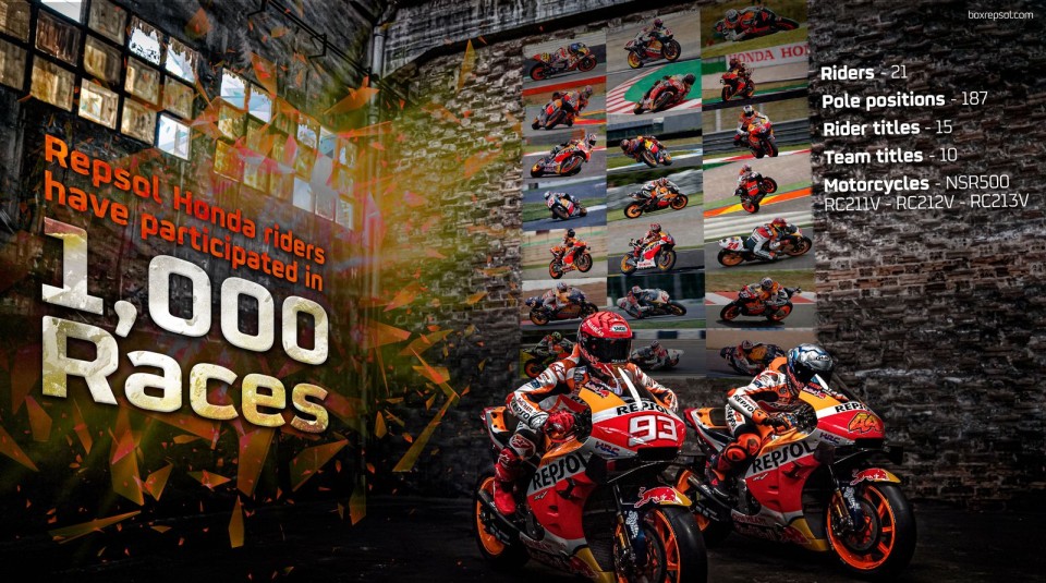 MotoGP: Repsol Honda Team pronto per la 1000esima partenza in Gran Premio