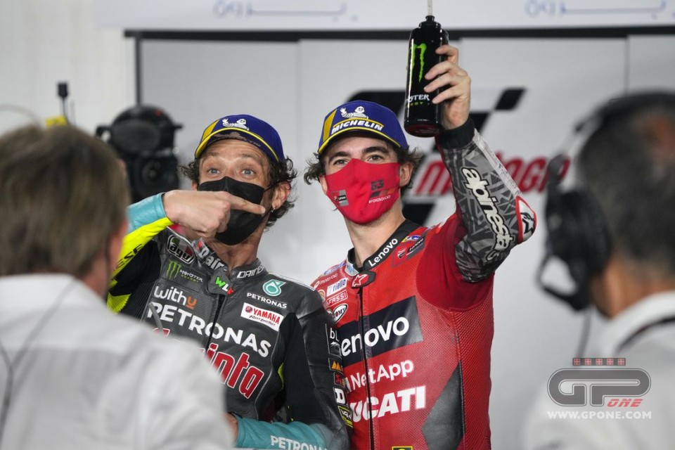 MotoGP: Bagnaia in paradiso, Rossi all'inferno: il confronto fra 2020 e 2021
