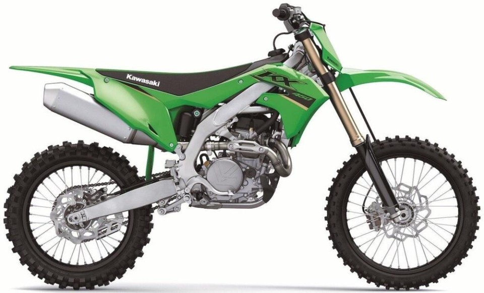 Moto - News: Kawasaki KX250 e KX450 2022: svelate le versioni delle motocross 