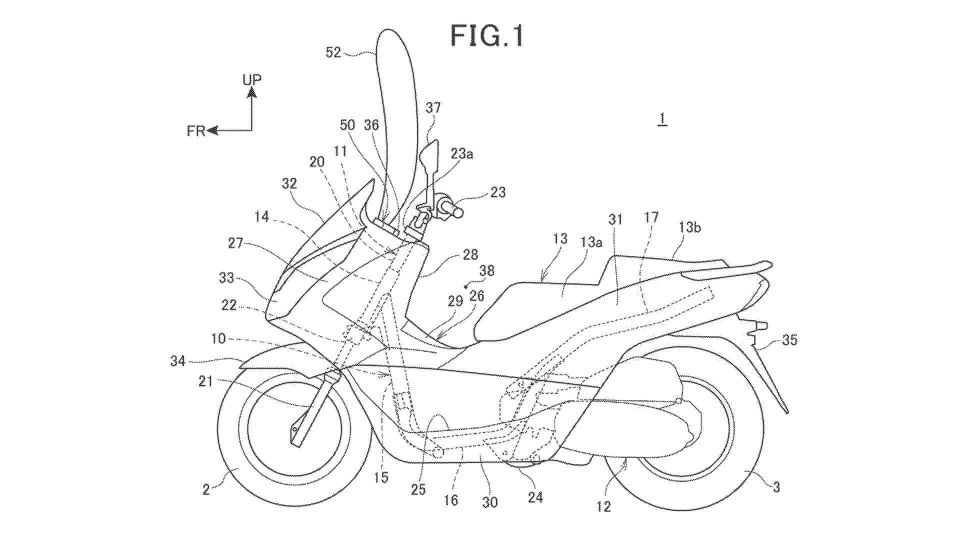 Moto - News: Honda: in sviluppo un'ulteriore tecnologia airbag per scooter