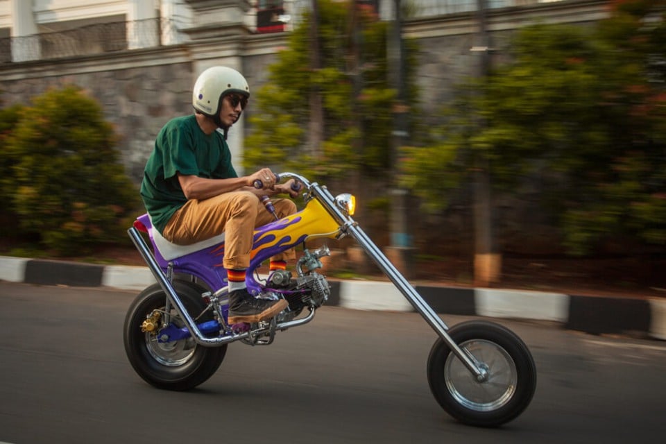 Moto - News: Honda Dax, dall'Indonesia arriva il tubone-chopper