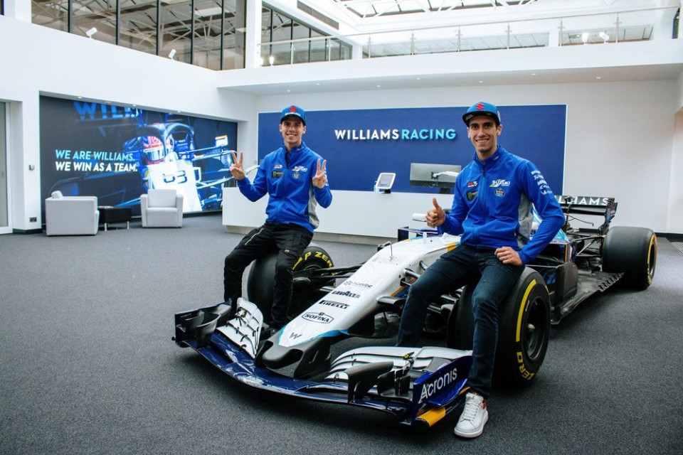 MotoGP: PHOTOS - Mir and Rins: a day as Formula 1 drivers at Williams