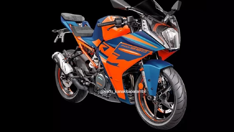 Moto - News: KTM RC 390 2022, dall'Asia le prime immagini ufficiali 