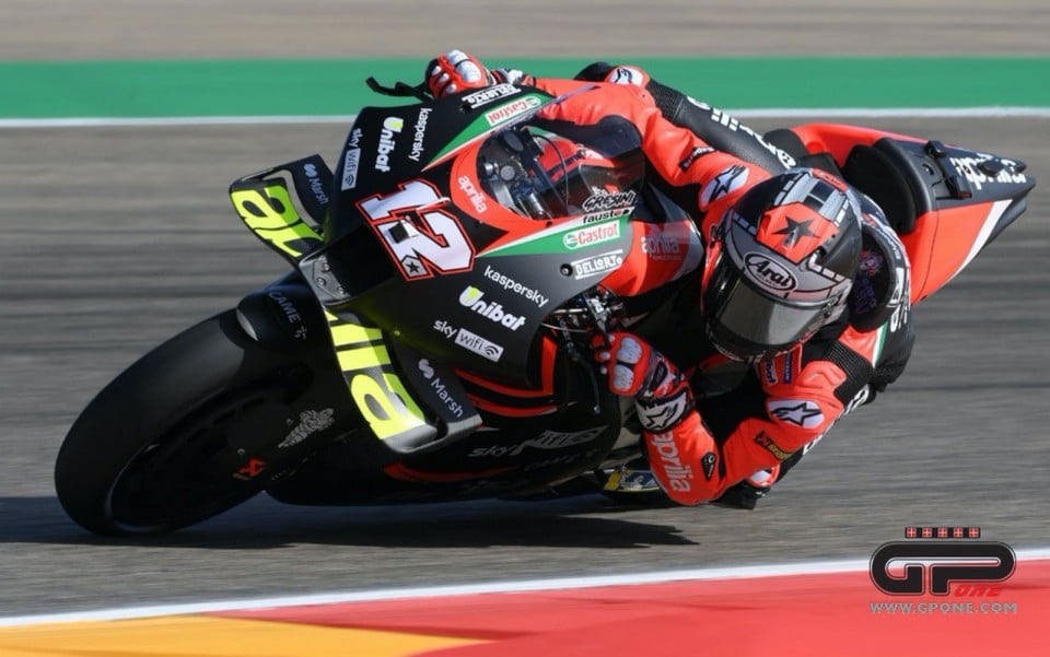 MotoGP: L'ANALISI Maverick Vinales-Aprilia al debutto ad Aragon: buona la prima