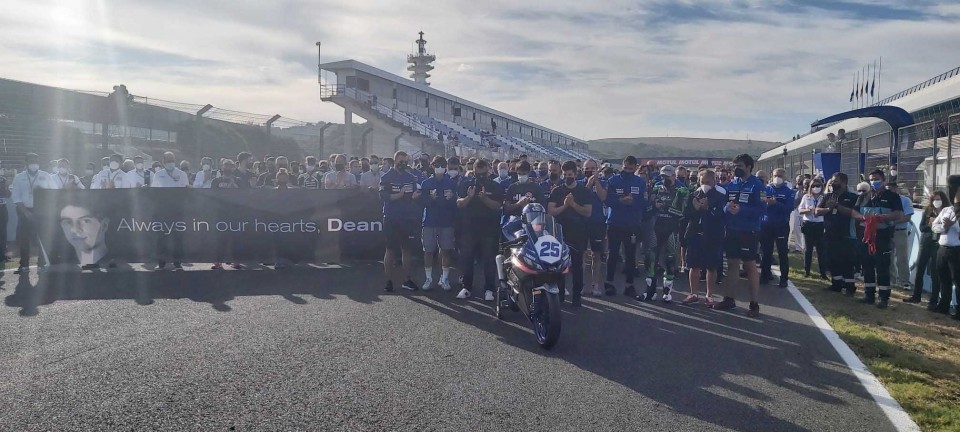 SBK: One minute of silence in Jerez in honor and memory of Dean Berta Vinales