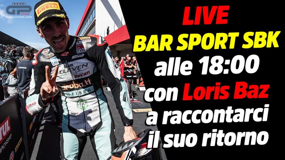 SBK: LIVE Bar Sport SBK alle 18:00: Loris Baz ci racconta il ritorno nel mondiale